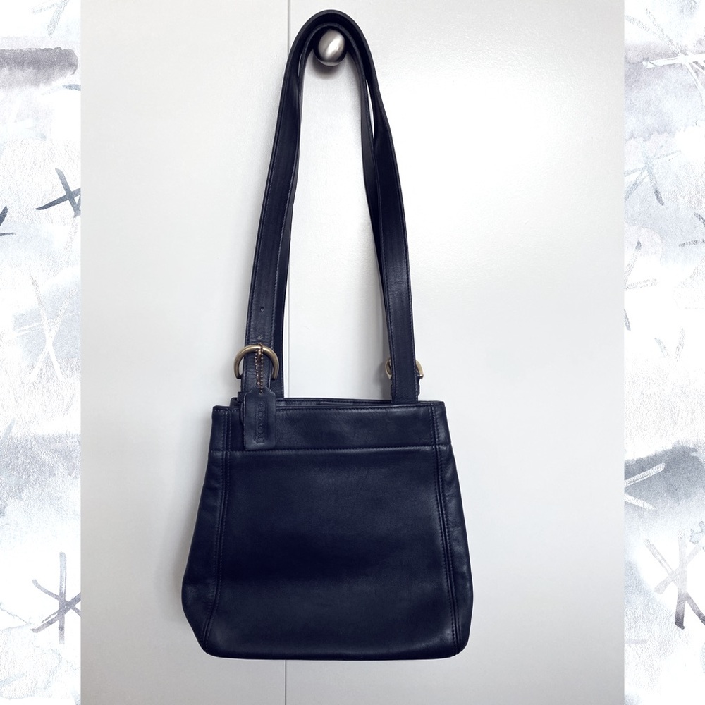Vintage COACH all leather bag - pristine✨!!